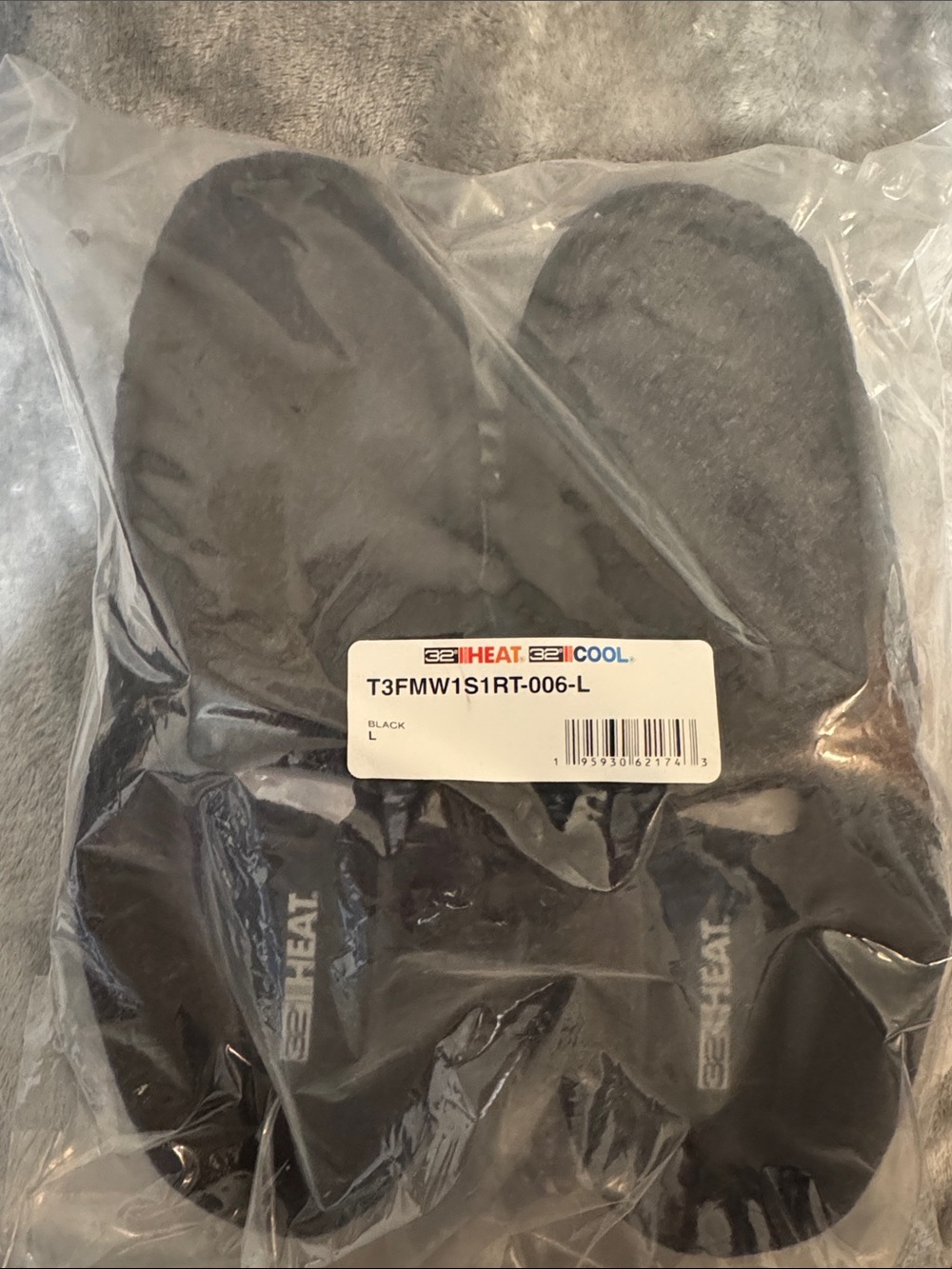 32 Degrees Black Men’s Slip-On Slippers